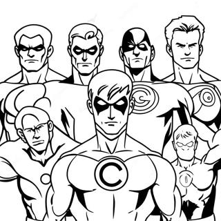 Gronn Lanternes Medlemmer Fargeleggingsside 55914-12243