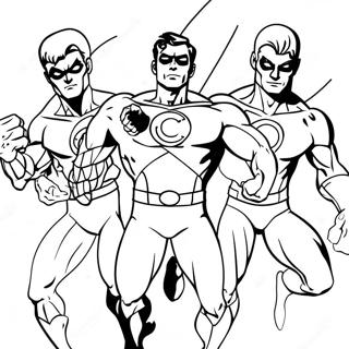 Gronn Lanternes Medlemmer Fargeleggingsside 55914-12244