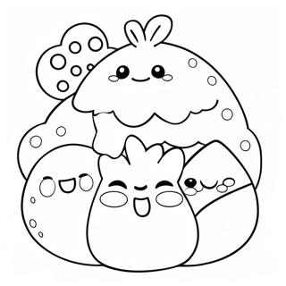 Plysj Squishmallow Venner Fargeleggingsside 58916-12895