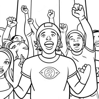 Spente Fotballfans Fargeleggingsside 59493-13035