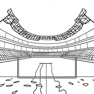 Fotballbane Med Mal Fargeleggingsside 59494-13037