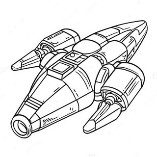 Kreativ Lego Romskip Fargeleggingsside 6648 214