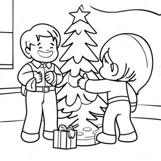 Chase Og Marshall Dekorerer Et Juletre Fargelegging 67252-14714