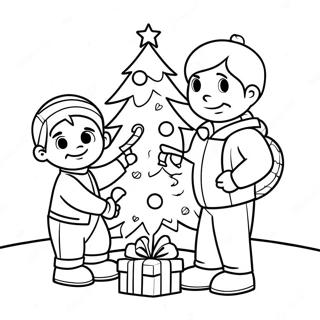 Chase Og Marshall Dekorerer Et Juletre Fargelegging 67252-14716