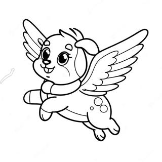 Skye Flyr Med Julelys Fargelegging 67253-14717