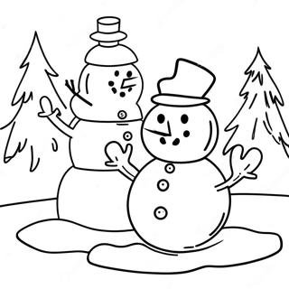 Rubble Bygger En Snomann Fargelegging 67254-14722