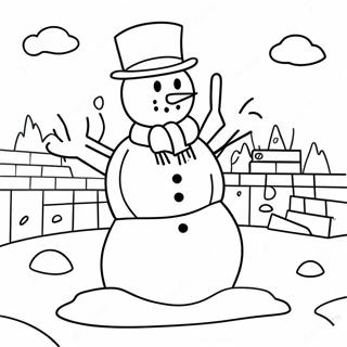 Rubble Bygger En Snomann Fargelegging 67254-14723