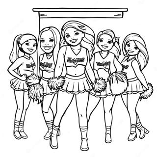 Fargeleggingsside For Philadelphia Eagles-Cheerleadere Fargeleggingsider