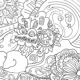 Fargerik Galakse Scene Fargeleggingsside 68948 15092