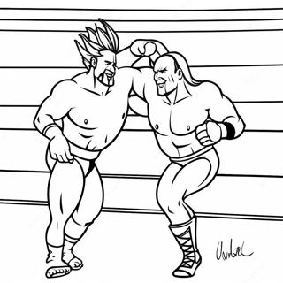 Livlig Wwe Mesterkamp Fargeleggingsside 70048-15343