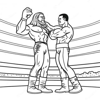 Episk Wwe Oppgjor Fargeleggingsside 70856 15515