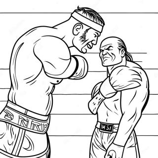 Intens Wwe Rivalisering Fargeleggingsside 70857 15517