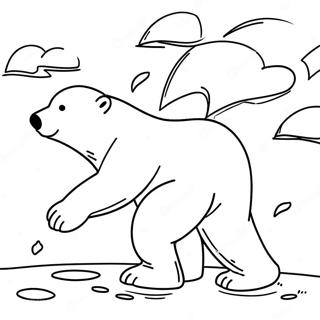 Fargeleggingsside Med Leken Isbjorn 70944-15535