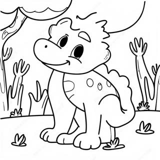 Vill Onsdag Eventyr Fargeleggingsside 7104-1087