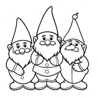 Fantastiske Julegnomer Fargeleggingsside 71222 15597