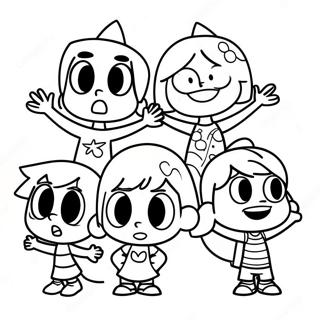 Hoylytt Hus Karakterer Fargeleggingsside 71957 15813