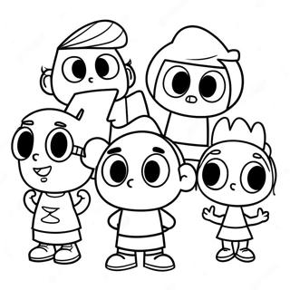 Hoylytt Hus Karakterer Fargeleggingsside 71957 15814