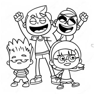 Hoylytt Hus Karakterer Fargeleggingsside 71957 15815