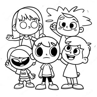 Hoylytt Hus Karakterer Fargeleggingsside 71957 15816