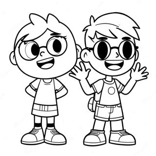 Hoylytt Hus Sosken Fargeleggingsside 71959 15821