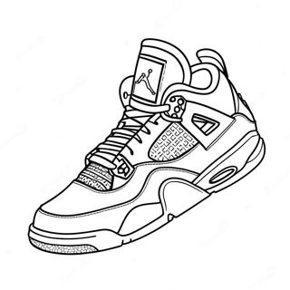 Jordan 4 Sneakers Fargeleggingsider