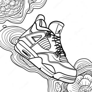 Kule Jordan 4 Sneakers Fargeleggingsside 72211-16009