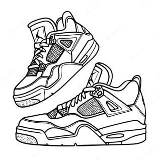 Retro Jordan 4 Sneakers Fargeleggingsside 72213 16020