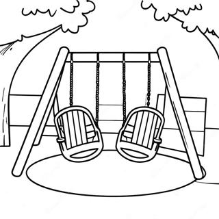 Lekeplass Fargeleggingsark
