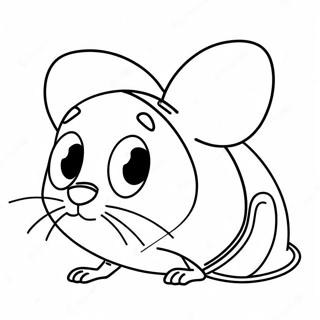 Morsom Datamus Med Store Oyne Fargeleggingsside 72779-16462