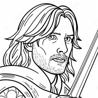 Aragorn I Kamp Fargeleggingsside 72882-16540