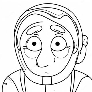 Fargeleggingsside For Trist Ansikt 73036-16653