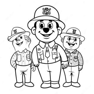 Glad Marshall Med Venner Fargeleggingsside 73268-16838