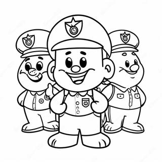 Glad Marshall Med Venner Fargeleggingsside 73268-16840