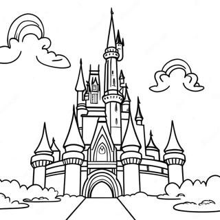 Magisk Disney Slott Fargeleggingsside 73343-16890