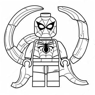 Lego Spiderman Fargeleggingsider