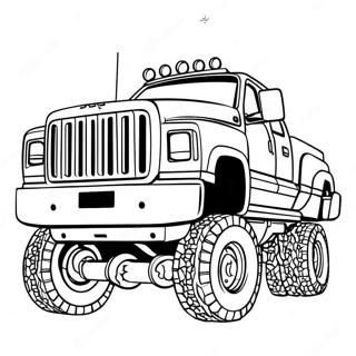 Fargelegging Av Hevet Diesel Lastebil 74315-17647
