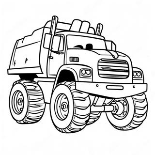 Fargelegging Av Monster Diesel Lastebil 74316-17649