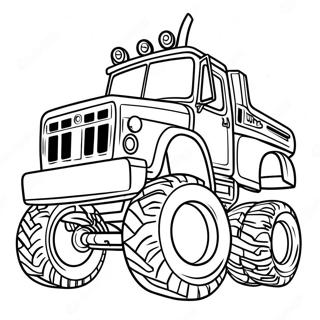 Fargelegging Av Monster Diesel Lastebil 74316-17650