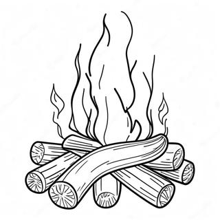 Flammende Leirbal Fargeleggingsside 74597-17870