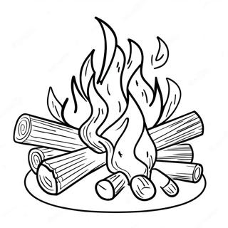 Flammende Leirbal Fargeleggingsside 74597-17872