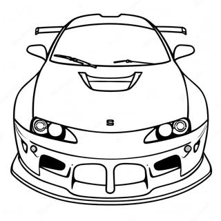 Rask Supra Sportsbil Fargeleggingsark 75293-18418