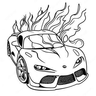 Supra Med Flammer Fargeleggingsark 75294-18423