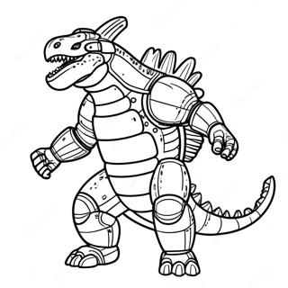 Mechagodzilla Brolende Fargeleggingsside 76424 19298