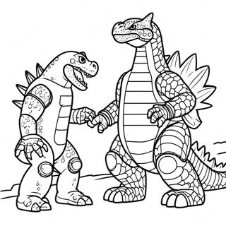 Mechagodzilla Vs Godzilla Fargeleggingsside 76425 19302