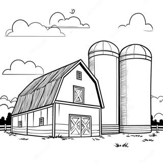 Vintage Lave Med Silos Fargeleggingsside 77449 20078