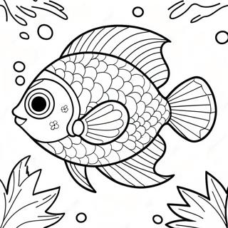 Undervannshav Fargeleggingsark