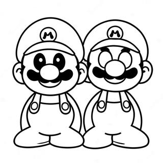 Cappy Og Mario Eventyr Fargeleggingsside 78068-20549