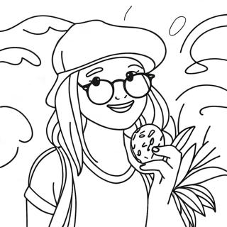 Chill Stoner Stemning Fargeleggingsside 78274-20711