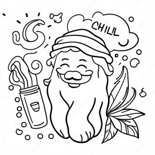 Chill Stoner Stemning Fargeleggingsside 78274-20712