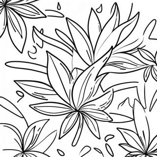 Fargerike Cannabis Blader Fargeleggingsside 78275-20715